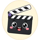 A film clapperboard